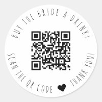 Minimaliste Acheter L'Épouse Un Verre Code QR