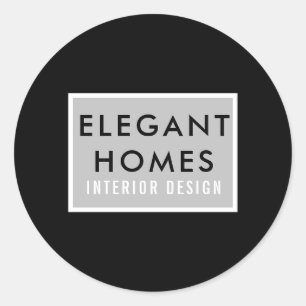 Sticker Rond Minimaliste Moderne