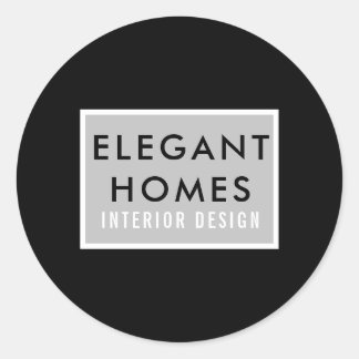 Sticker Rond Minimaliste Moderne