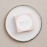 Sticker Rond Minimaliste moderne blanc Mariage simple Merci<br><div class="desc">Sticker Mariage minimaliste moderne blanc simple Merci classique rond</div>