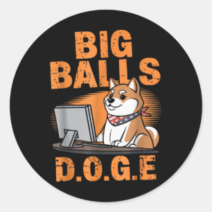 Sticker Rond Ministère Des Femmes Doge