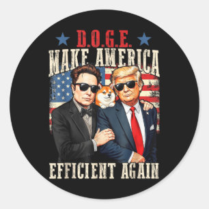 Sticker Rond Ministère Des Femmes Doge