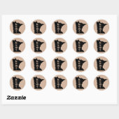 Sticker Rond Minnesota (Feuille)