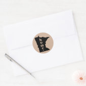Sticker Rond Minnesota (Enveloppe)