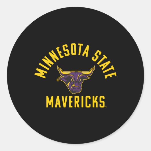 Sticker Rond Minnesota État Kato Mavericks grandes (Devant)