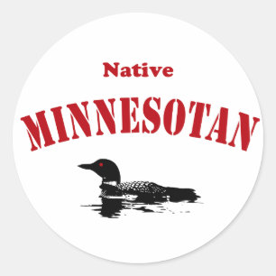 Sticker Rond Minnesotan