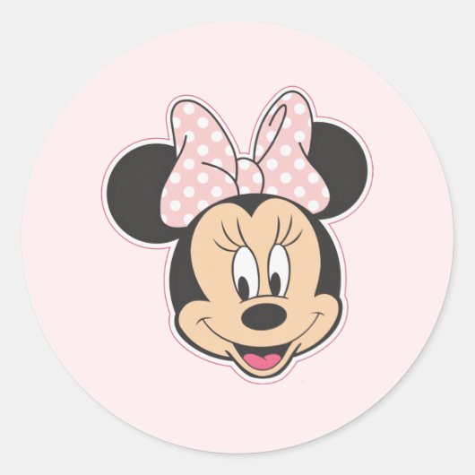Sticker Rond Minnie (Devant)