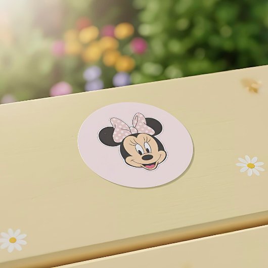 Sticker Rond Minnie