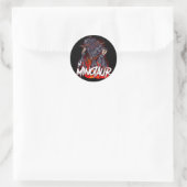 Sticker Rond minotaur (Sac)
