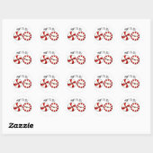 Sticker Rond Mint To Be Funny Sweet Candy Pun (Feuille)