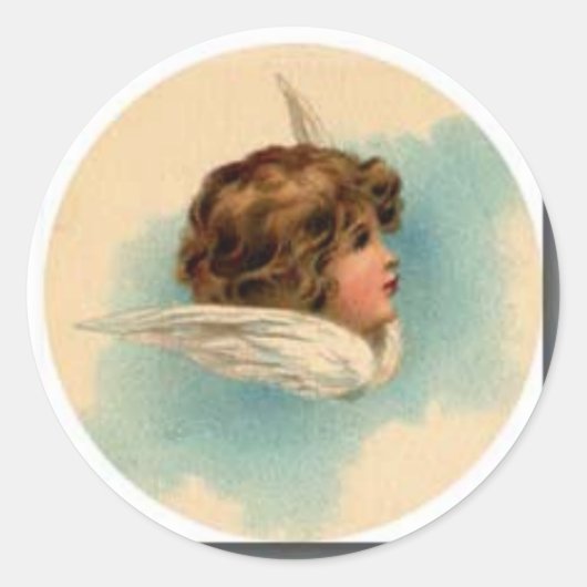 Sticker Rond minuscules-anges-tn-7 (Devant)