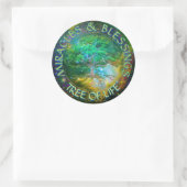 Sticker Rond Miracles & Bénédictions Arbre de vie (Sac)
