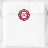 Sticker Rond Miramar Floride (Sac)