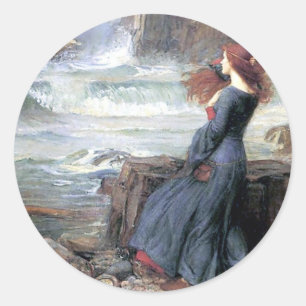 Sticker Rond Miranda de château d'eau l'épave de bateau de