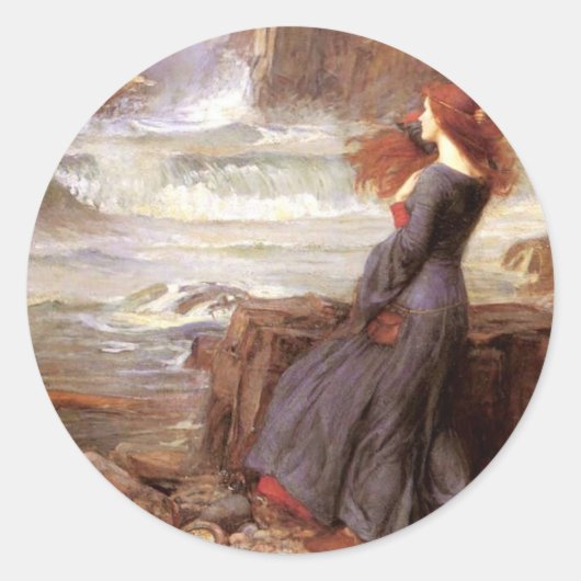 Sticker Rond Miranda - La tempête (Devant)