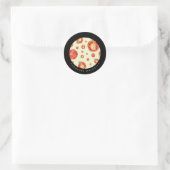 Sticker Rond Mise en conserve | Date | Tomates (Sac)