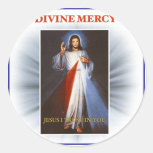 Sticker Rond Miséricorde divine