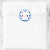 Sticker Rond Miss Tooth (Sac)