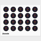 Sticker Rond misscoastie (Feuille)