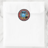 STICKER ROND MISSION SECRET (Sac)