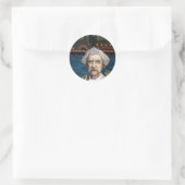 Sticker Rond Mississippi Sam Aka Mark Twain (Sac)