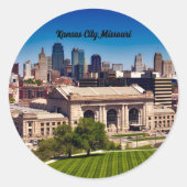 Sticker Rond Missouri (Devant)