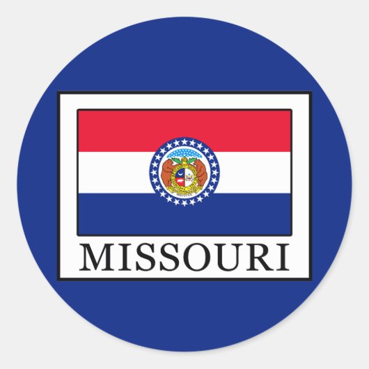 Sticker Rond Missouri (Devant)