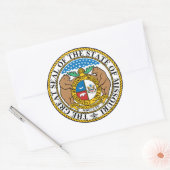 Sticker Rond Missouri (Enveloppe)
