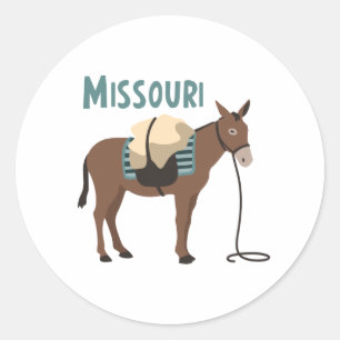 Sticker Rond Missouri