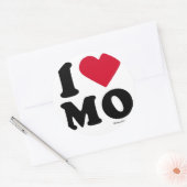 STICKER ROND MISSOURI - "I LOVE MO" "I LOVE MISSOURI" (Enveloppe)