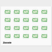 Sticker Rond Mister Lucky Charm 🍀 (Feuille)