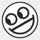 Sticker Rond Mister Smiles (Devant)