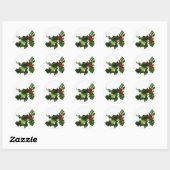 Sticker Rond Mistletoe (Feuille)