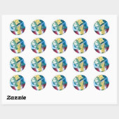 STICKER ROND MIX TAPE DJ I (Feuille)