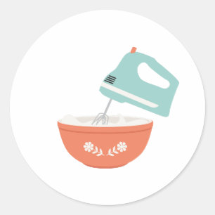 Sticker Rond Mixer & Bowl