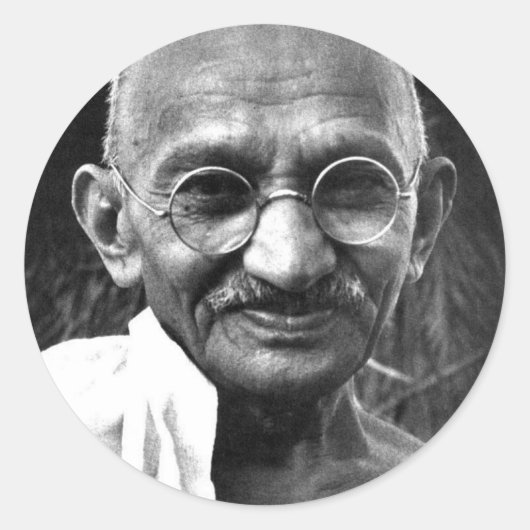Sticker Rond MKGandhi (Devant)