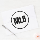 Sticker Rond MLB - Melbourne (Enveloppe)
