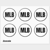 Sticker Rond MLB - Melbourne (Feuille)