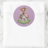 Sticker Rond Mlle Spring (Sac)