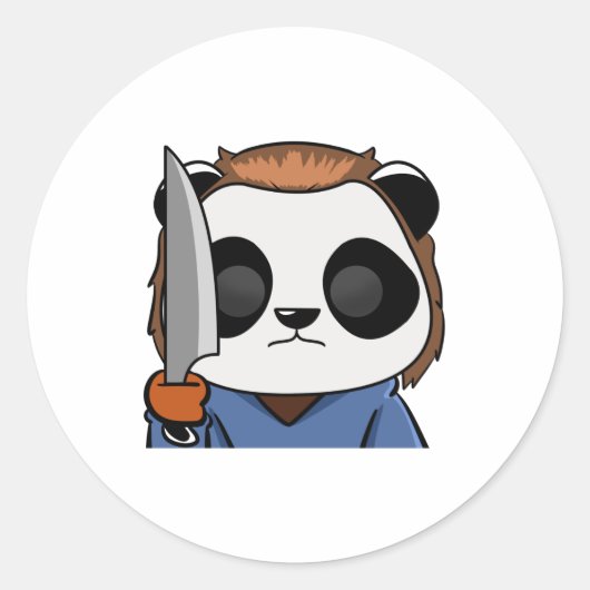 Sticker Rond mme myers (Devant)