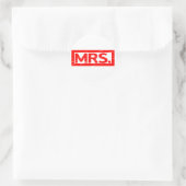Sticker Rond Mme Stamp (Sac)