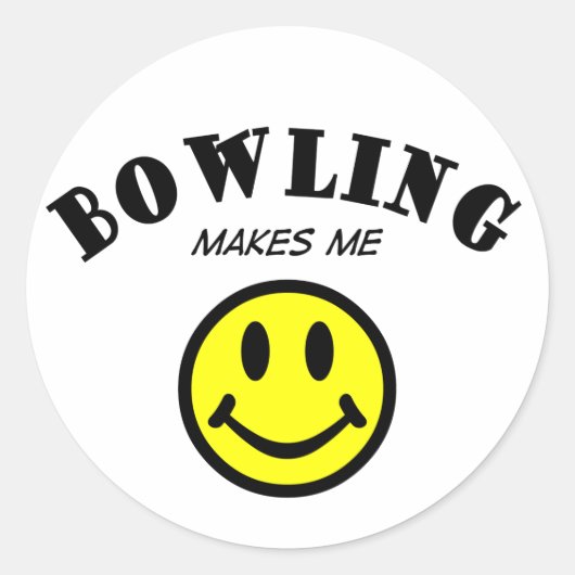 Sticker Rond MMS : Bowling (Devant)