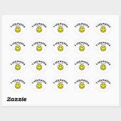 Sticker Rond MMS : Taekwondo (Feuille)