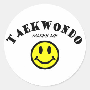 Sticker Rond MMS : Taekwondo