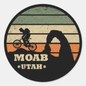 Sticker Rond Moab mtb VTT (Devant)