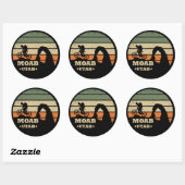Sticker Rond Moab mtb VTT (Feuille)
