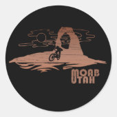 Sticker Rond Moab mtb VTT (Devant)