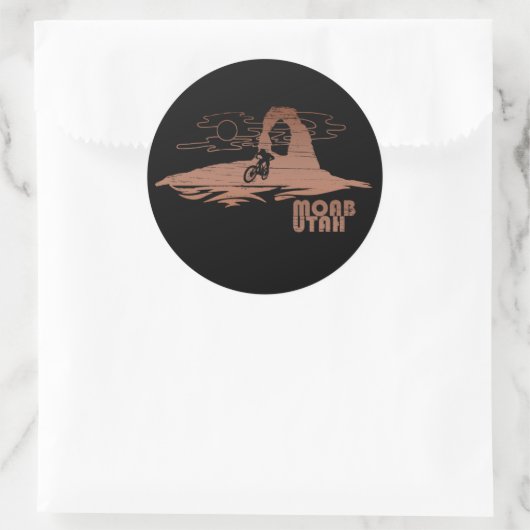 Sticker Rond Moab mtb VTT (Sac)