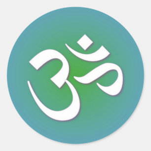 Sticker Rond MOD Hindou - Symbole de méditation