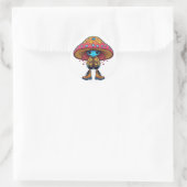 Sticker Rond Mode champignon (Sac)